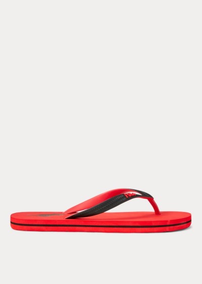 Chanclas Polo Ralph Lauren Hombre Rojos / Negros - Whitlebury II - YSKLF8970